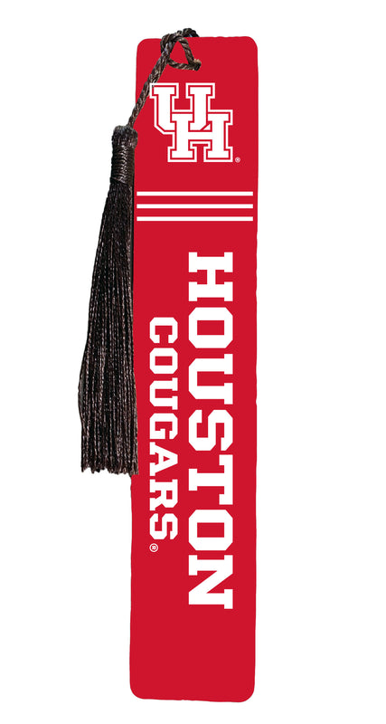 University of Houston Collegiate Wooden Bookmark with Tassel