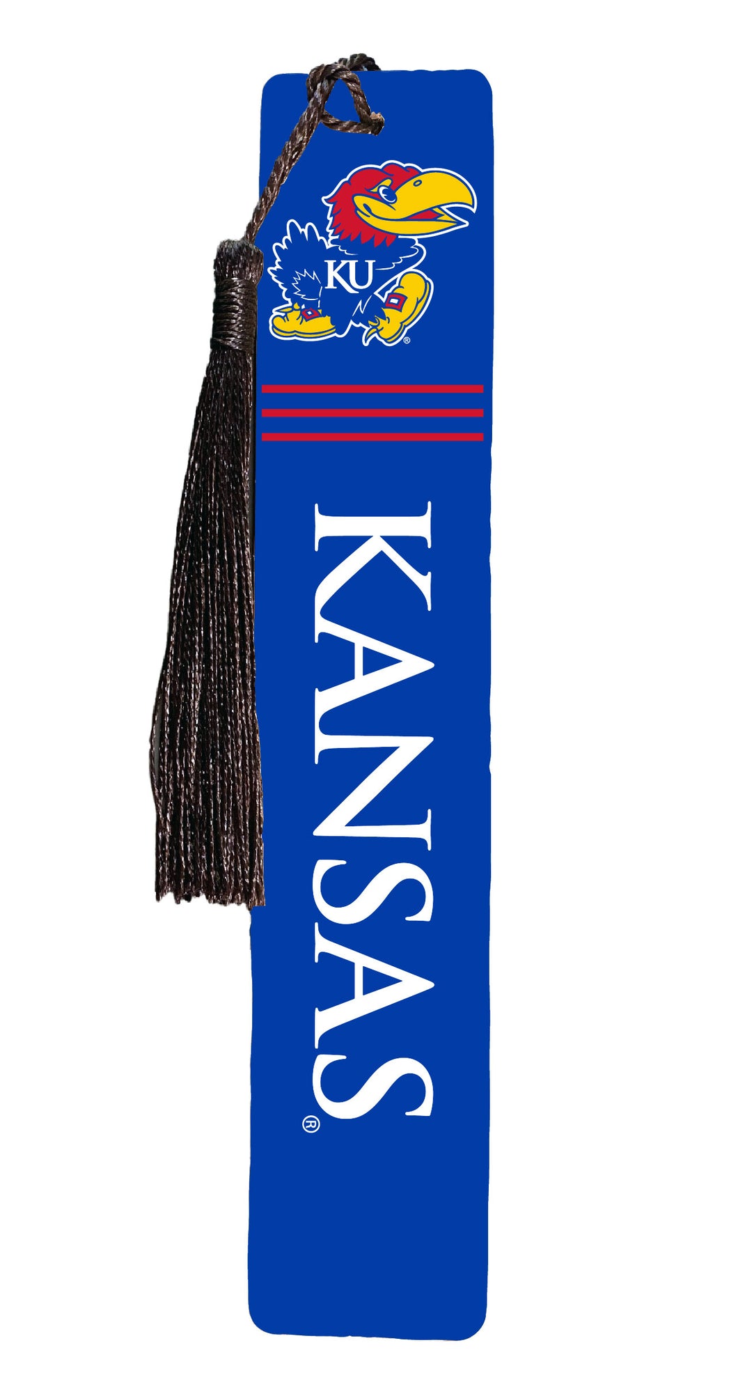 Kansas Jayhawks Wooden Bookmark with Tassel Officially Licensed Collegiate Product Single