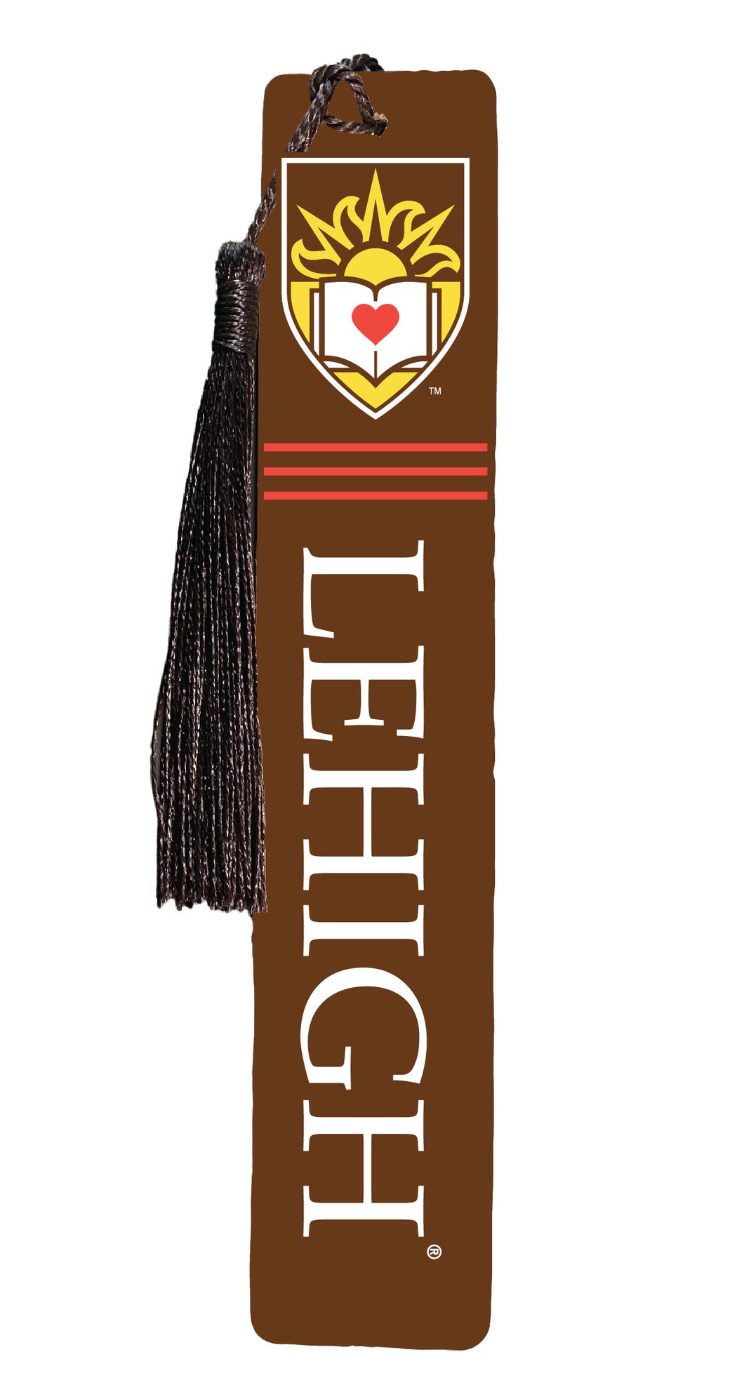 Lehigh University Mountain Hawks Wooden Bookmark with Tassel Officially Licensed Collegiate Product Single