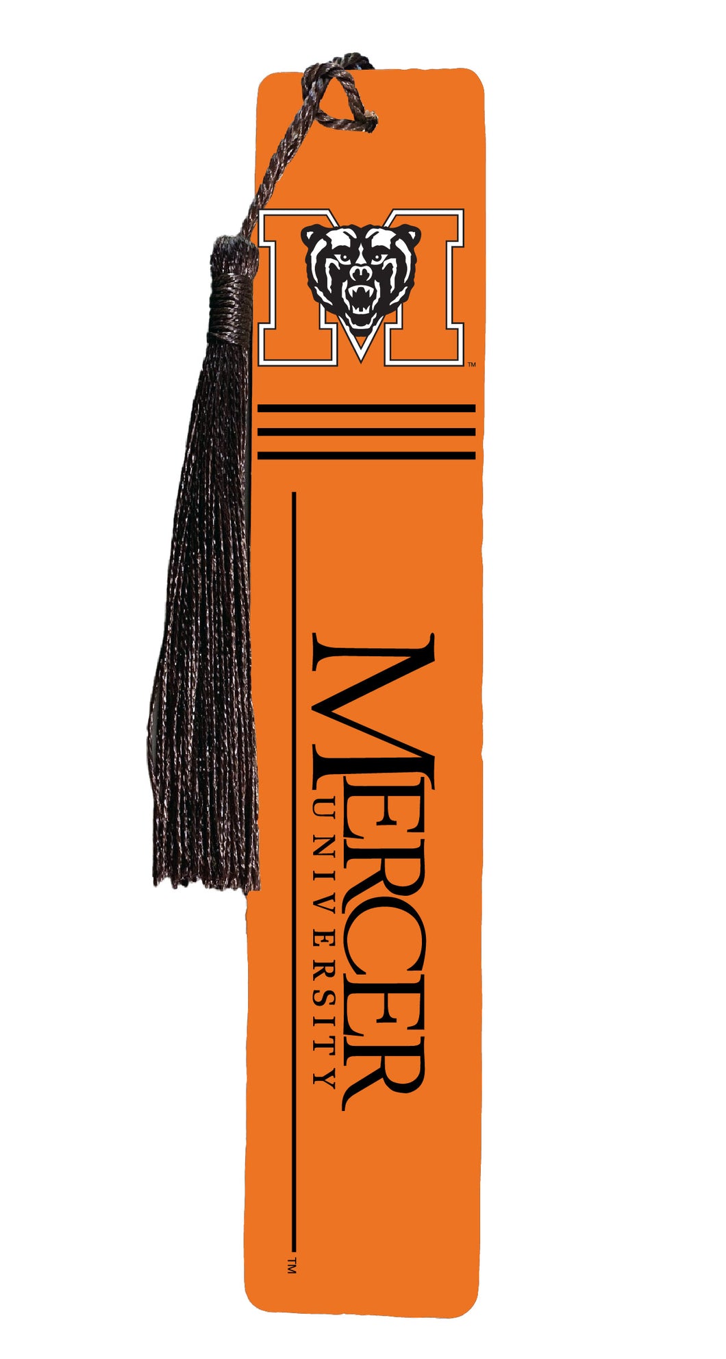 Mercer University Wooden Bookmark with Tassel Officially Licensed Collegiate Product Single