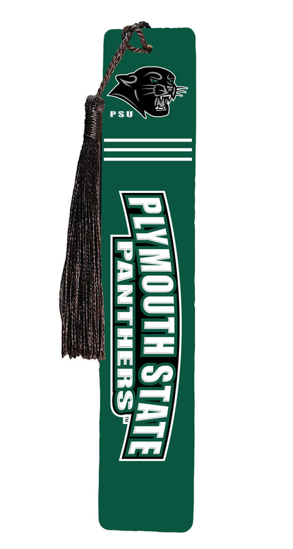 Plymouth State University Collegiate Wooden Bookmark with Tassel
