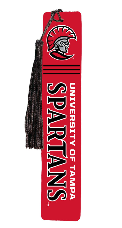 University of Tampa Spartans Collegiate Wooden Bookmark with Tassel