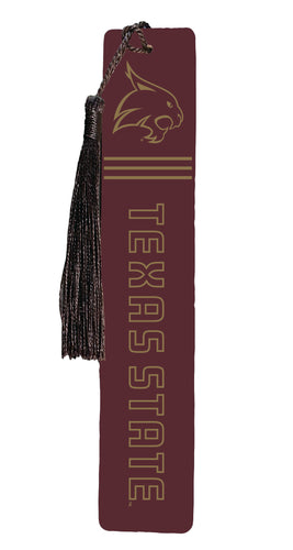 Texas State Bobcats Wooden Bookmark with Tassel Officially Licensed Collegiate Product Single