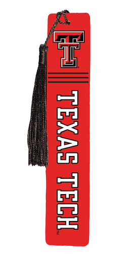 Texas Tech Red Raiders Wooden Bookmark with Tassel Officially Licensed Collegiate Product Single