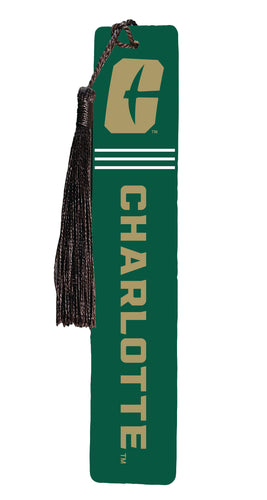 North Carolina Charlotte Forty-Niners Wooden Bookmark with Tassel Officially Licensed Collegiate Product 4-Pack