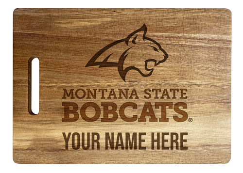Montana State Bobcats Customizable Engraved Wooden Cutting Board 10