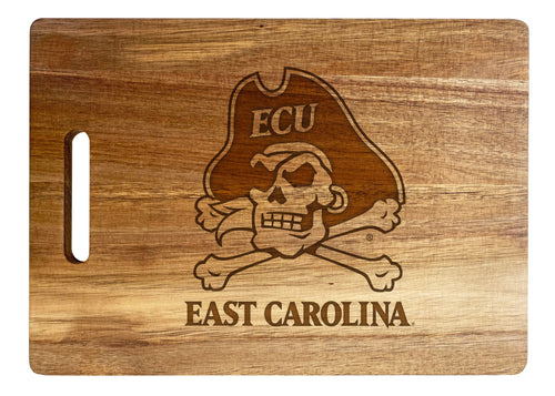 East Carolina Pirates Classic Acacia Wood Cutting Board - Small Corner Logo