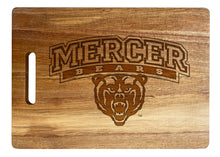 Load image into Gallery viewer, Mercer University Classic Acacia Wood Cutting Board - Small Corner Logo
