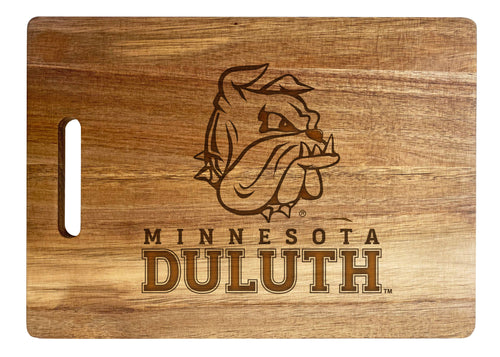 Minnesota Duluth Bulldogs Classic Acacia Wood Cutting Board - Small Corner Logo