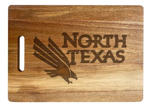 North Texas Classic Acacia Wood Cutting Board - Small Corner Logo