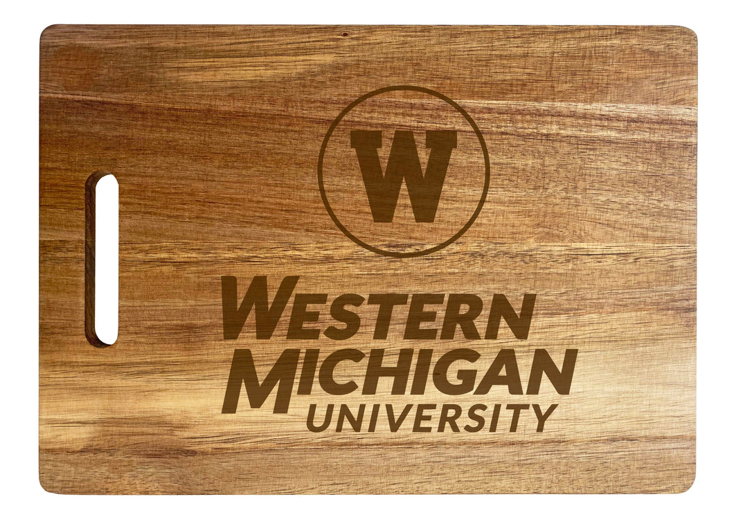 Western Michigan University Engraved Wooden Cutting Board 10
