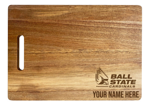 Ball State University Customizable Engraved Wooden Cutting Board 10