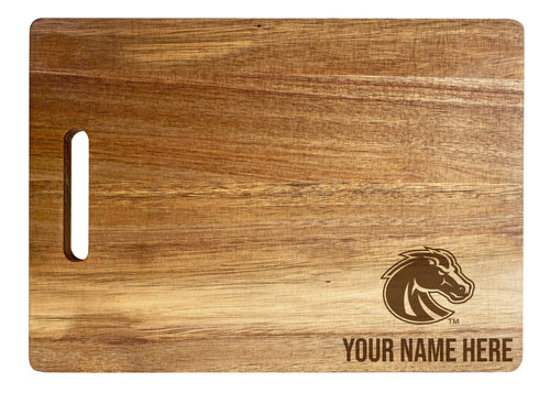 Boise State Broncos Customizable Engraved Wooden Cutting Board 10