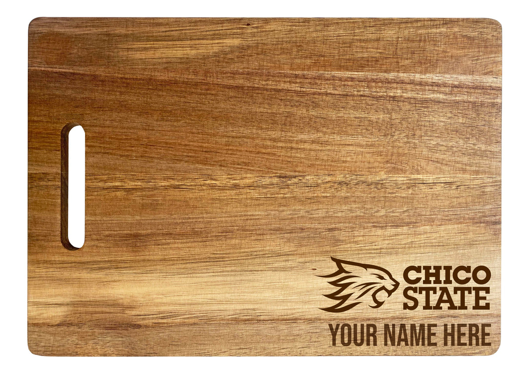 California State University, Chico Customizable Engraved Wooden Cutting Board 10