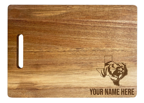 East Texas Baptist University Customizable Engraved Wooden Cutting Board 10