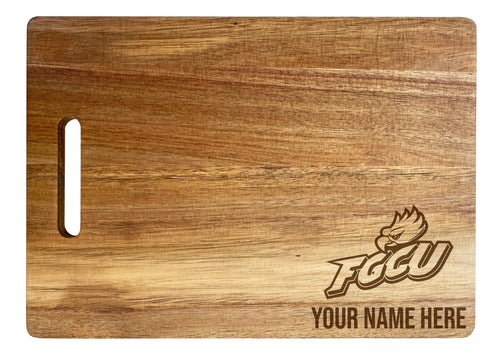 Florida Gulf Coast Eagles Customizable Engraved Wooden Cutting Board 10