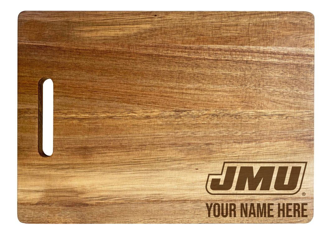 James Madison Dukes Customizable Engraved Wooden Cutting Board 10