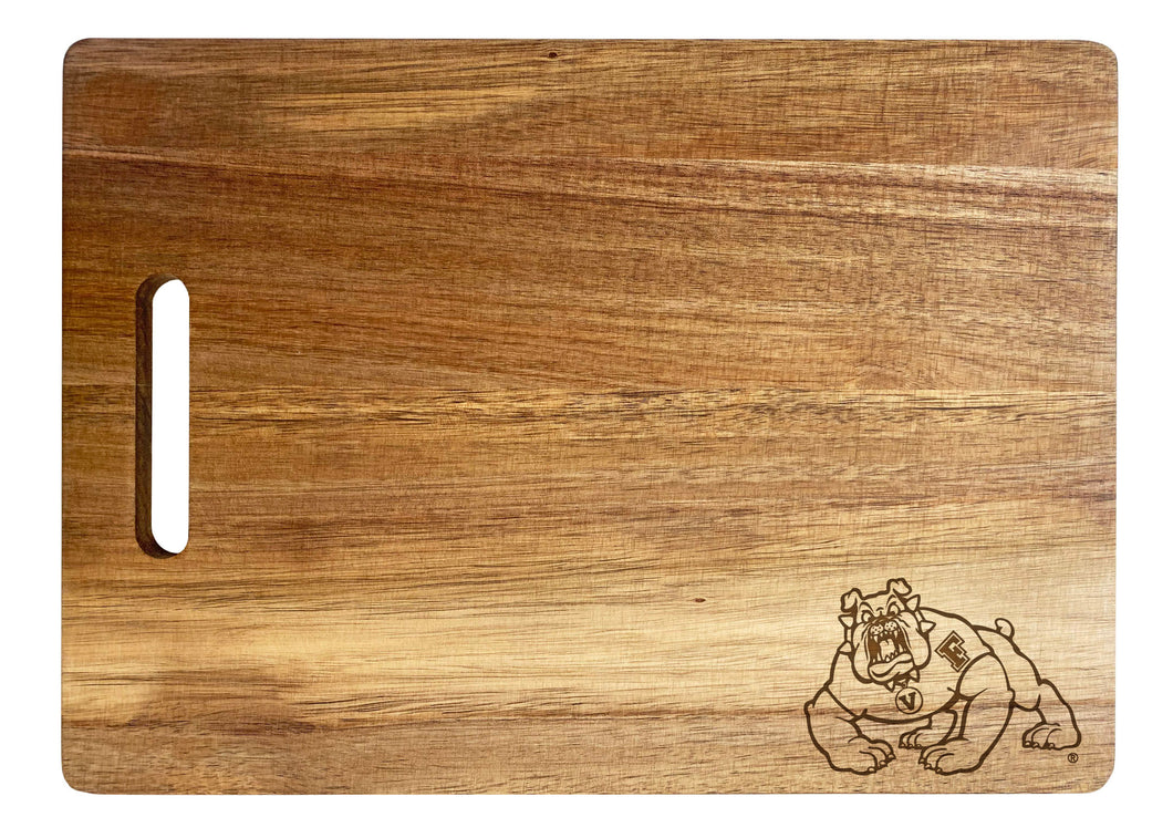 Fresno State Bulldogs Classic Acacia Wood Cutting Board - Small Corner Logo