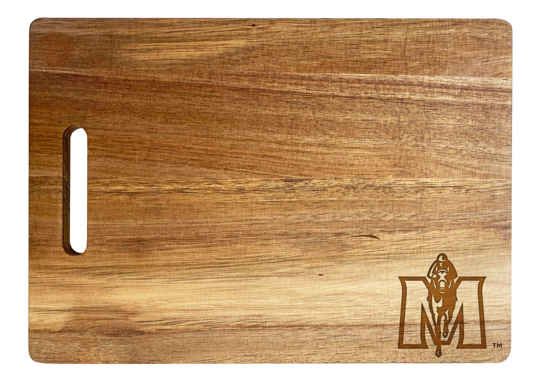 Murray State University Classic Acacia Wood Cutting Board - Small Corner Logo