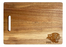 Load image into Gallery viewer, Plymouth State University Classic Acacia Wood Cutting Board - Small Corner Logo
