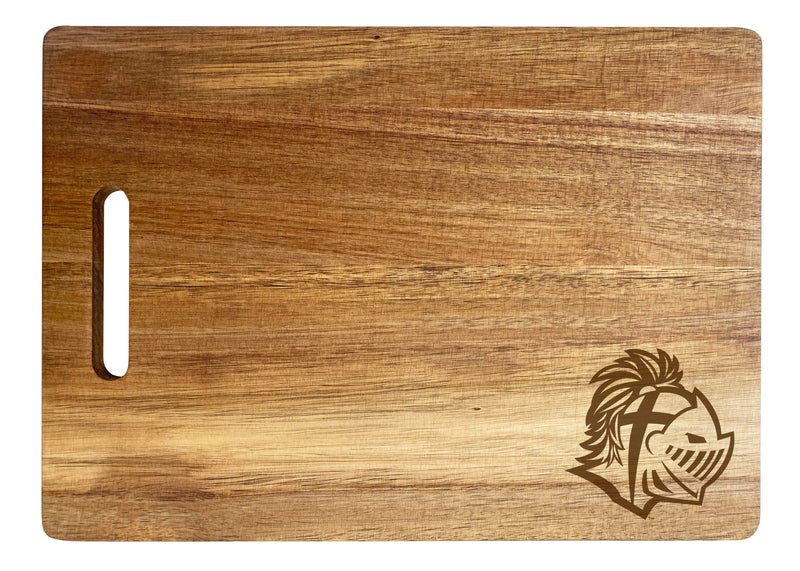 Southern Wesleyan University Engraved Wooden Cutting Board 10" x 14" Acacia Wood - Small Engraving Officially Licensed Collegiate Product