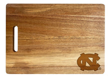 Load image into Gallery viewer, UNC Tar Heels Classic Acacia Wood Cutting Board - Small Corner Logo
