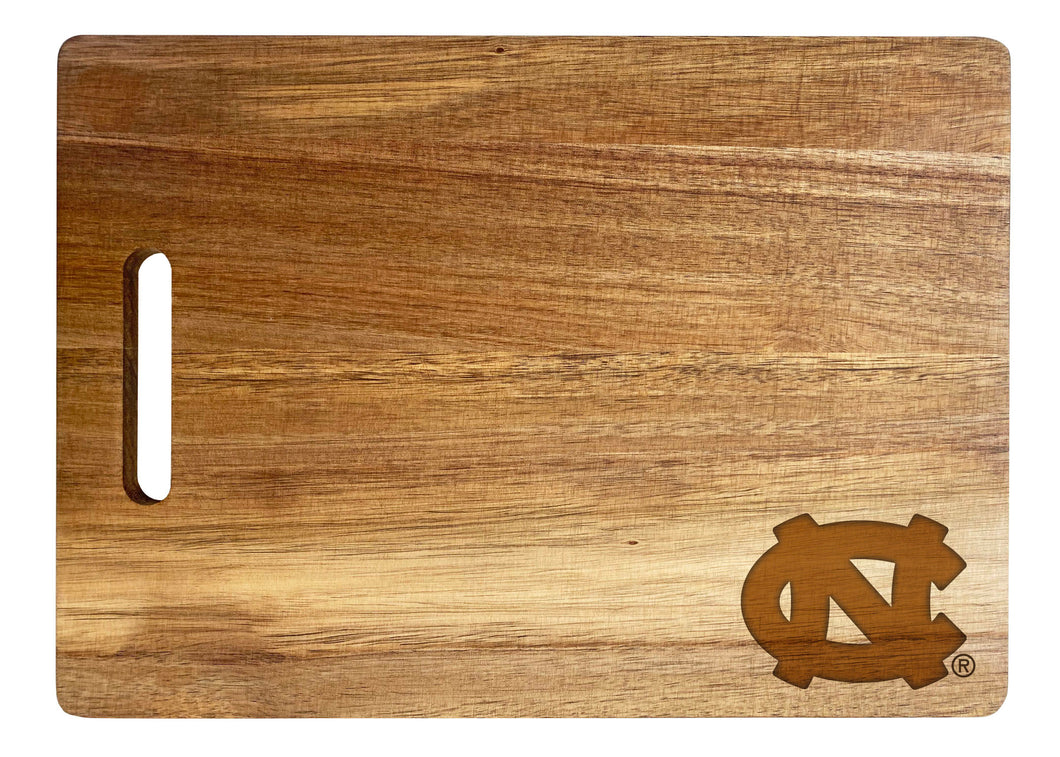 UNC Tar Heels Classic Acacia Wood Cutting Board - Small Corner Logo