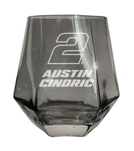 Load image into Gallery viewer, #2 Austin Cindric Officially Licensed 10 oz Engraved Diamond Wine Glass
