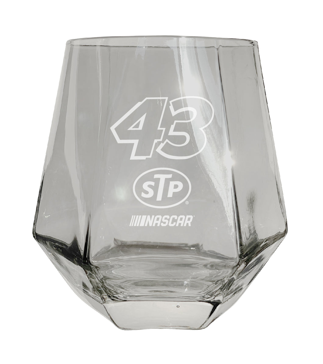 #43 Erik Jones STP Officially Licensed Engraved Diamond Wine Glass