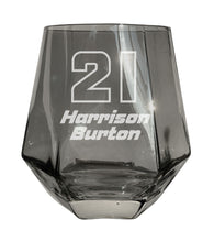 Load image into Gallery viewer, #21 Harrison Burton Officially Licensed 10 oz Engraved Diamond Wine Glass
