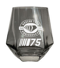 Load image into Gallery viewer, NASCAR 75 Year Anniversary Officially Licensed 10 oz Engraved Diamond Glass
