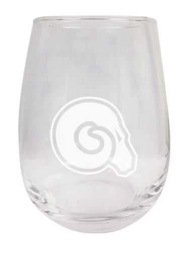 Albany State University NCAA 15 oz Laser-Engraved Stemless Wine Glass - Perfect for Alumni & Fans