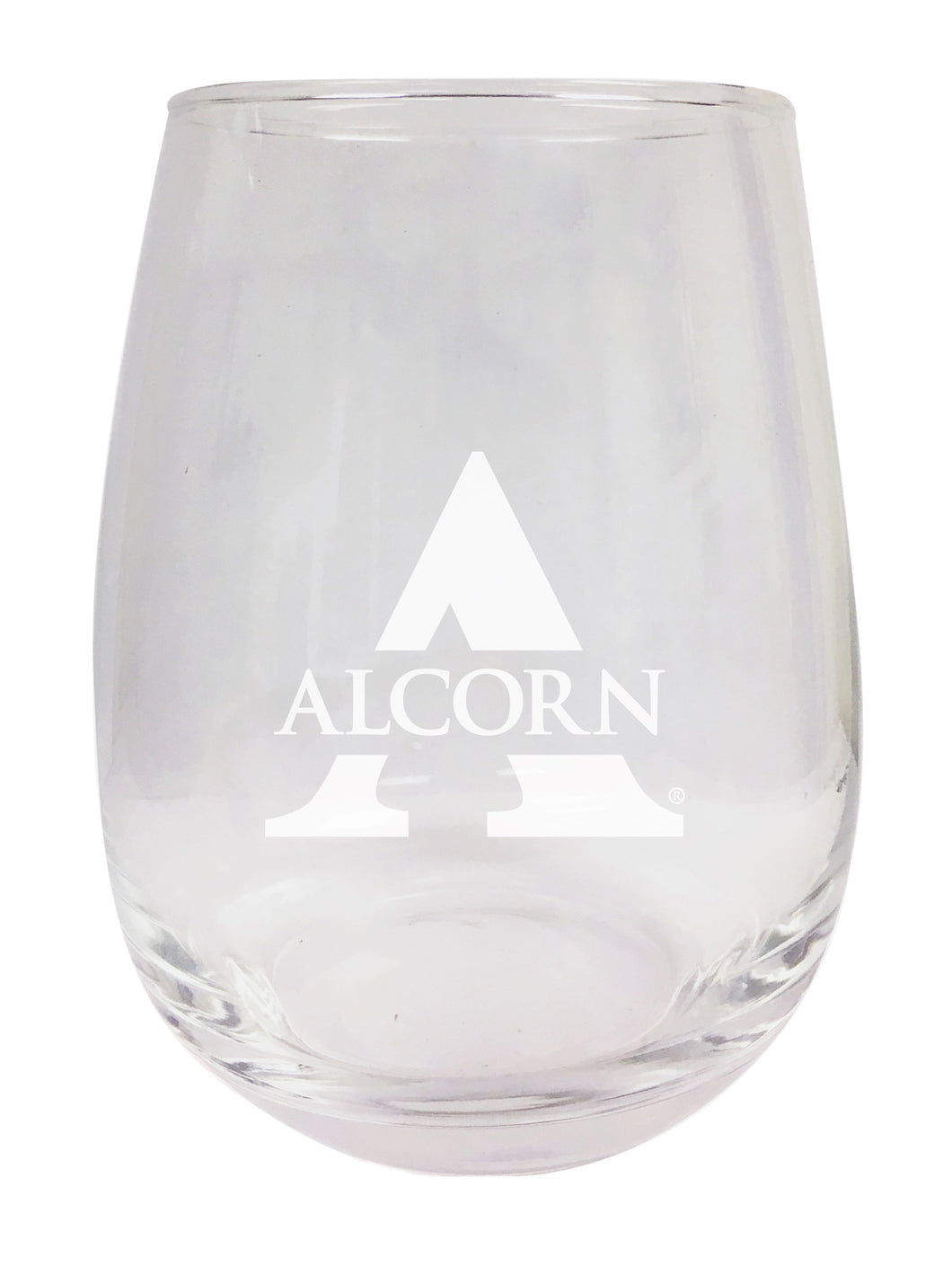 Alcorn State Braves NCAA 15 oz Laser-Engraved Stemless Wine Glass - Perfect for Alumni & Fans