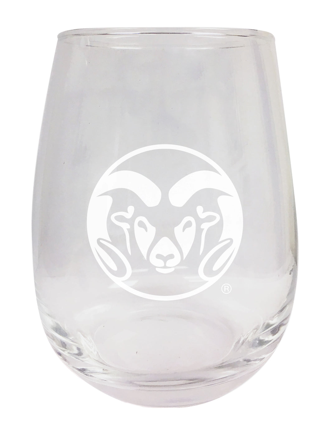 Colorado State Rams NCAA 15 oz Laser-Engraved Stemless Wine Glass - Perfect for Alumni & Fans
