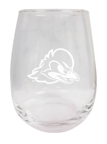 Delaware Blue Hens NCAA 15 oz Laser-Engraved Stemless Wine Glass - Perfect for Alumni & Fans