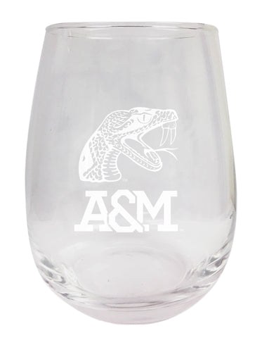 Florida A&M Rattlers NCAA 15 oz Laser-Engraved Stemless Wine Glass - Perfect for Alumni & Fans