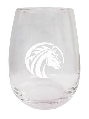 Fayetteville State University NCAA 15 oz Laser-Engraved Stemless Wine Glass - Perfect for Alumni & Fans