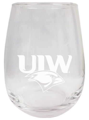 Incarnate Word Cardinals 15 oz EngravedStemless Wine Glass Officially Licensed Collegiate Product Single Unit