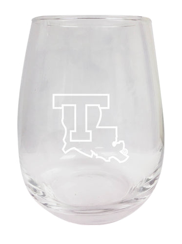 Louisiana Tech Bulldogs NCAA 15 oz Laser-Engraved Stemless Wine Glass - Perfect for Alumni & Fans