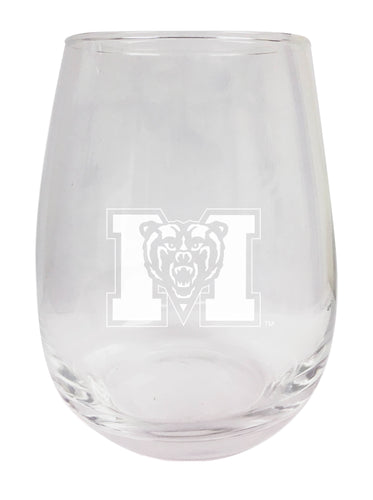 Mercer University NCAA 15 oz Laser-Engraved Stemless Wine Glass - Perfect for Alumni & Fans