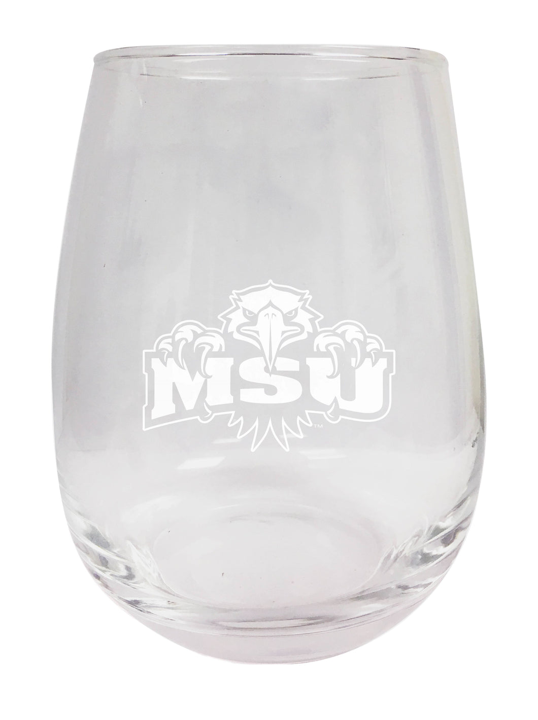 Morehead State University NCAA 15 oz Laser-Engraved Stemless Wine Glass - Perfect for Alumni & Fans