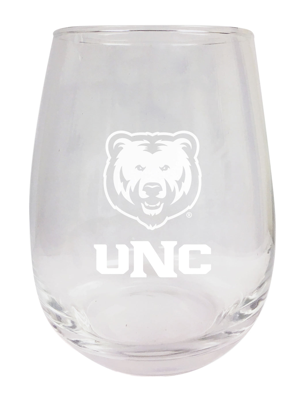 Northern Colorado Bears NCAA 15 oz Laser-Engraved Stemless Wine Glass - Perfect for Alumni & Fans
