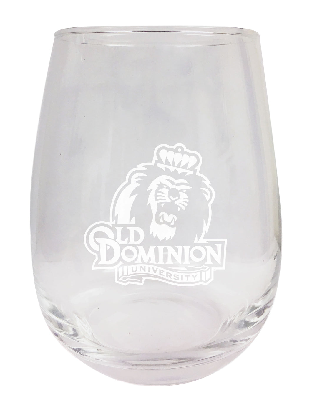 Old Dominion Monarchs NCAA 15 oz Laser-Engraved Stemless Wine Glass - Perfect for Alumni & Fans