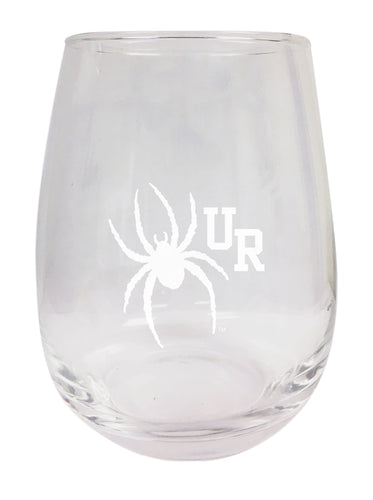 Richmond Spiders NCAA 15 oz Laser-Engraved Stemless Wine Glass - Perfect for Alumni & Fans