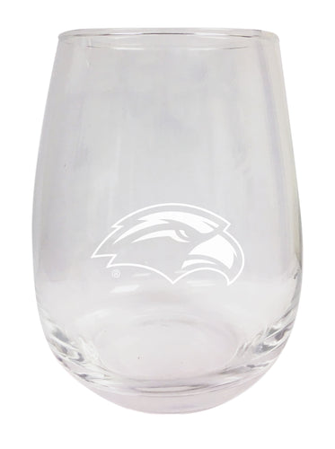 Southern Mississippi Golden Eagles NCAA 15 oz Laser-Engraved Stemless Wine Glass - Perfect for Alumni & Fans