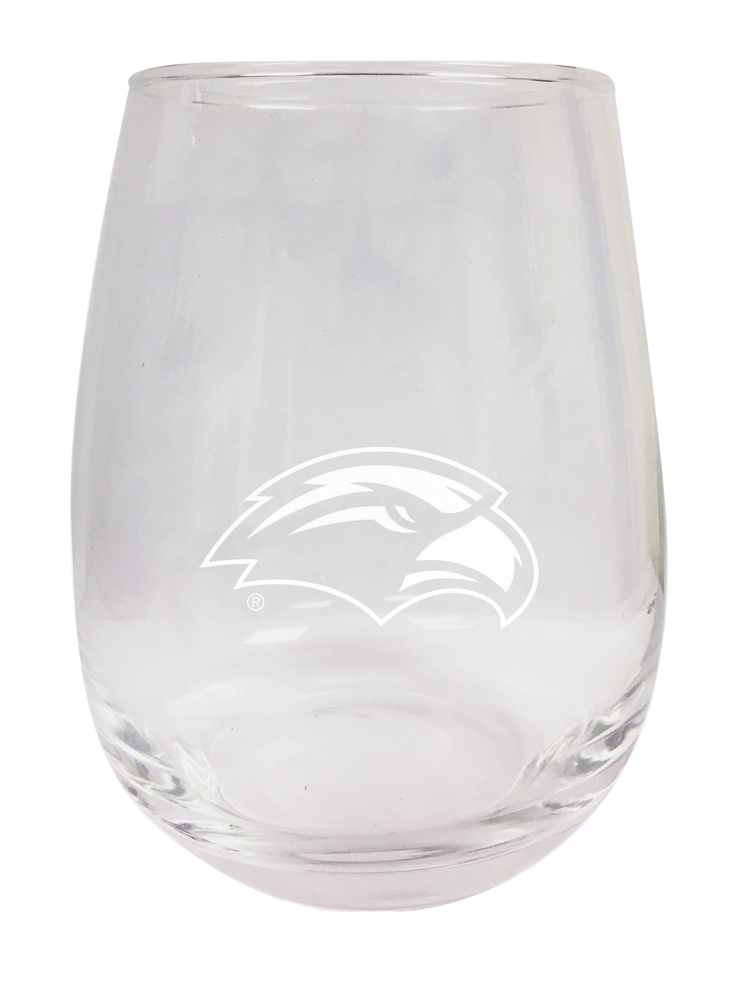 Southern Mississippi Golden Eagles NCAA 15 oz Laser-Engraved Stemless Wine Glass - Perfect for Alumni & Fans