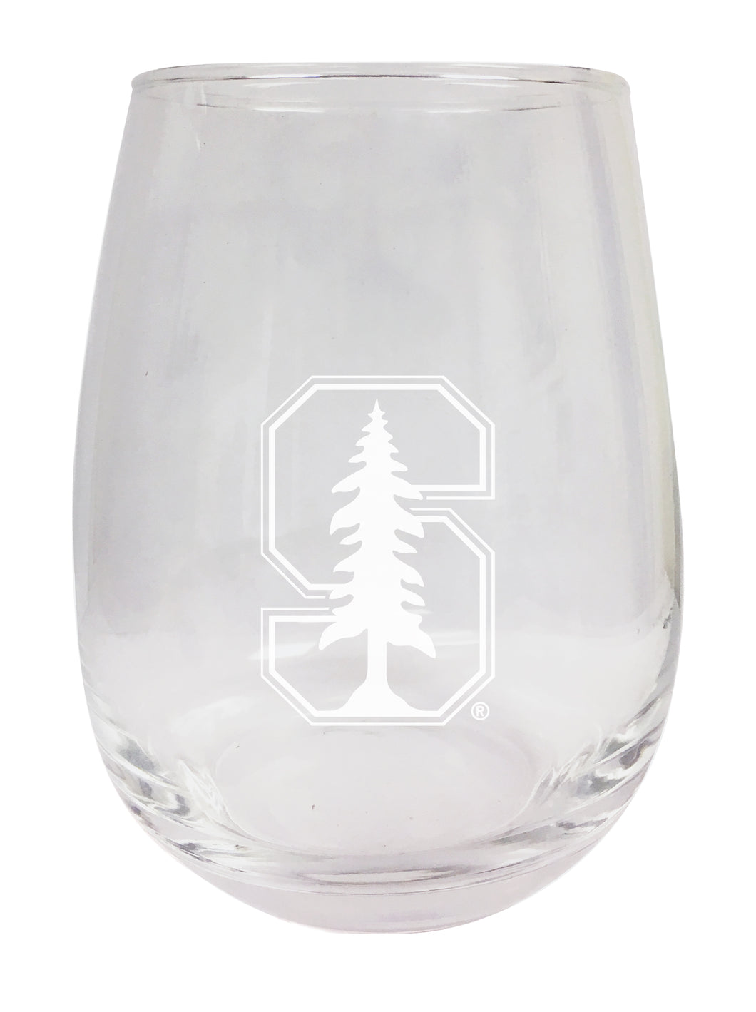 Stanford University NCAA 15 oz Laser-Engraved Stemless Wine Glass - Perfect for Alumni & Fans