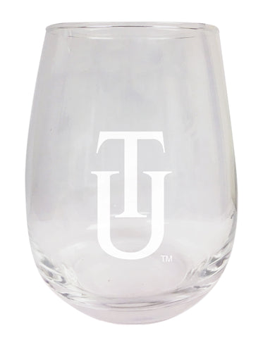 Tuskegee University NCAA 15 oz Laser-Engraved Stemless Wine Glass - Perfect for Alumni & Fans