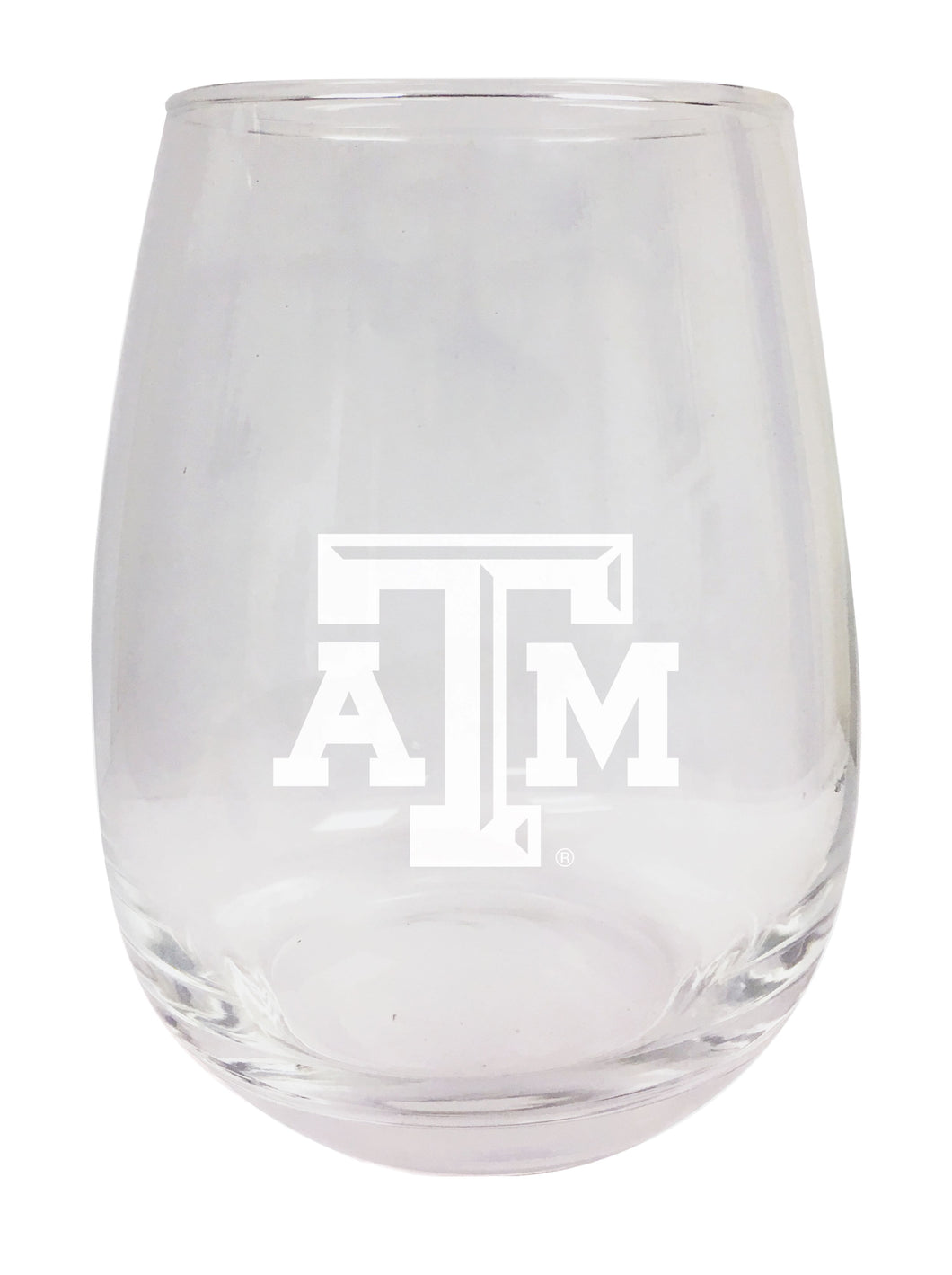 Texas A&M Aggies NCAA 15 oz Laser-Engraved Stemless Wine Glass - Perfect for Alumni & Fans