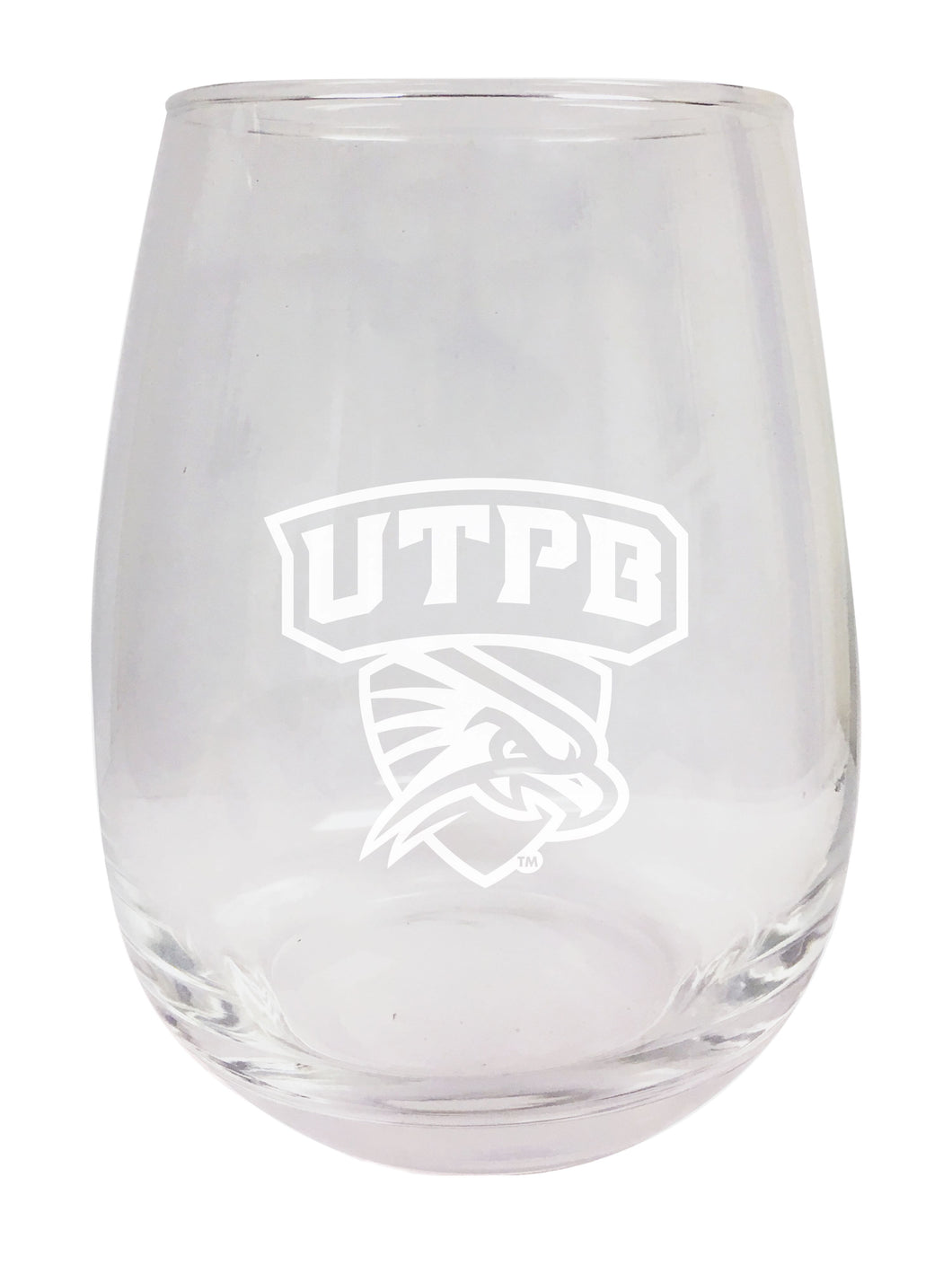 University of Texas of the Permian Basin NCAA 15 oz Laser-Engraved Stemless Wine Glass - Perfect for Alumni & Fans